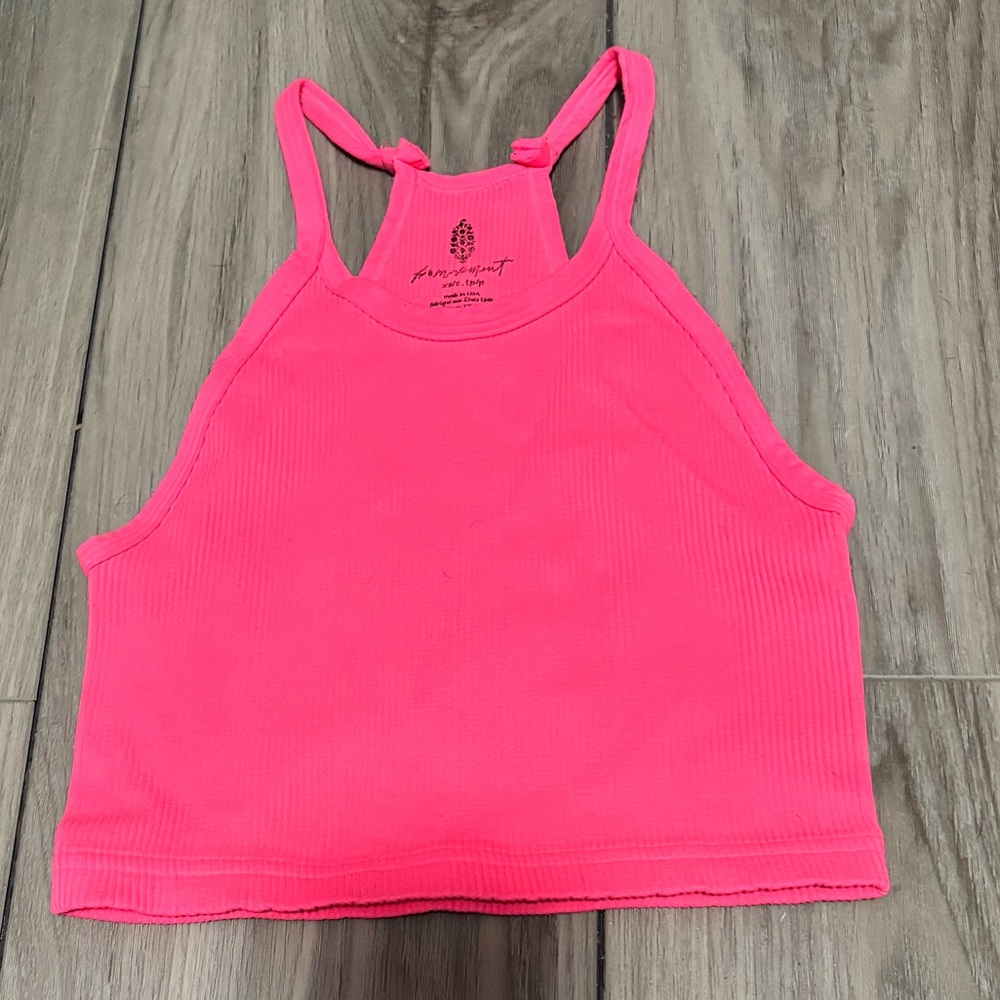 Free People Movement Happiness Runs Crop Tank Xsmall/Small